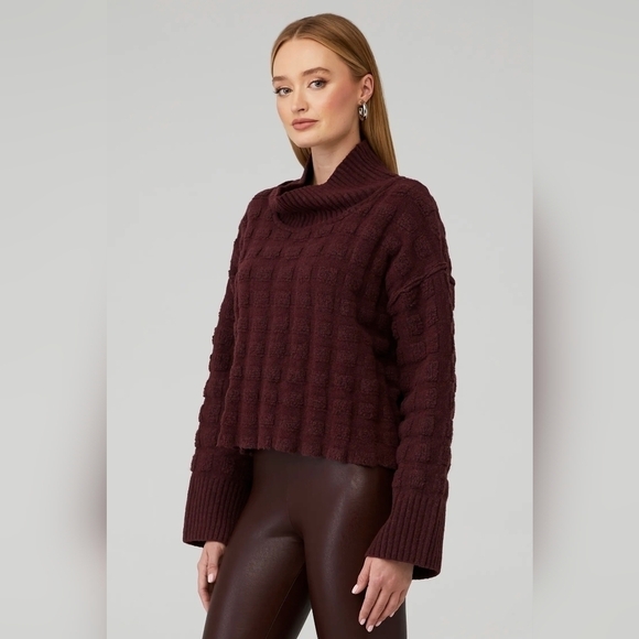 FREE PEOPLE Soul Searcher Mock Neck Womens Sweater NWOT - Picture 3 of 17